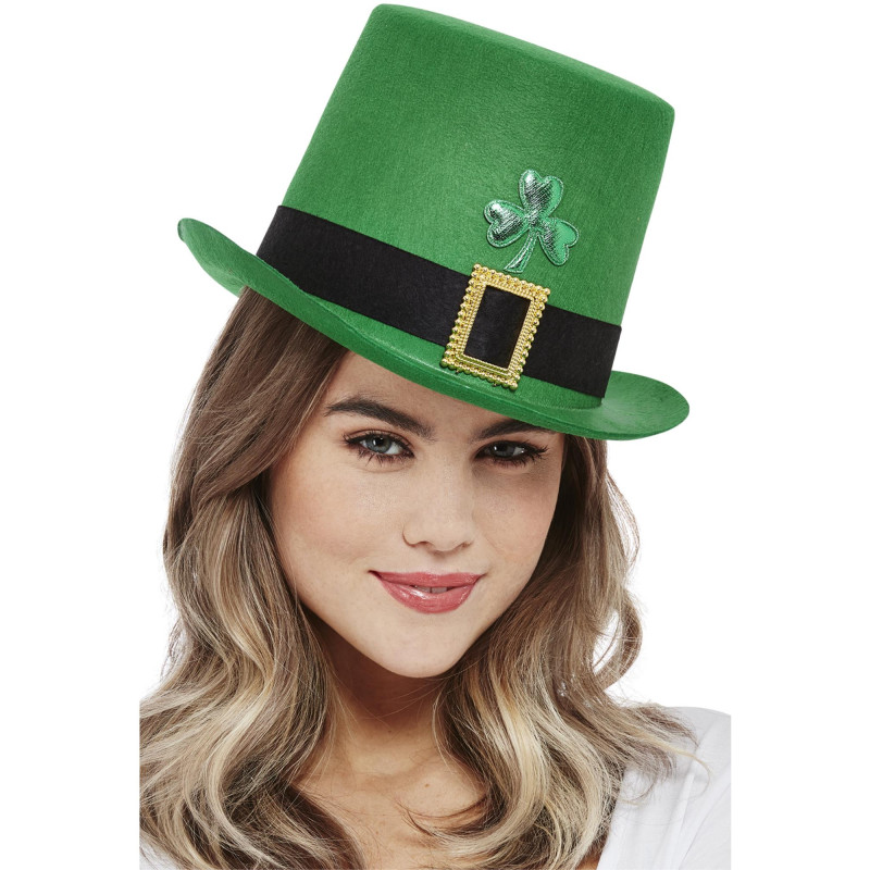 Zelený cylindr  Patrick's day se stuhou